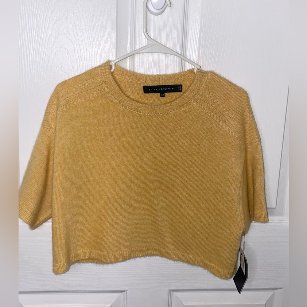 SALLY LAPOINTE Cashmere Tee